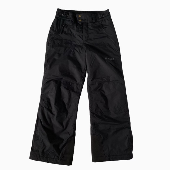 Columbia Insulated Ice Slope Waterproof Snow Pants in Black size 10 / 12 - Picture 1 of 8